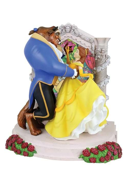 Belle and Beast Light Up Diorama Statue