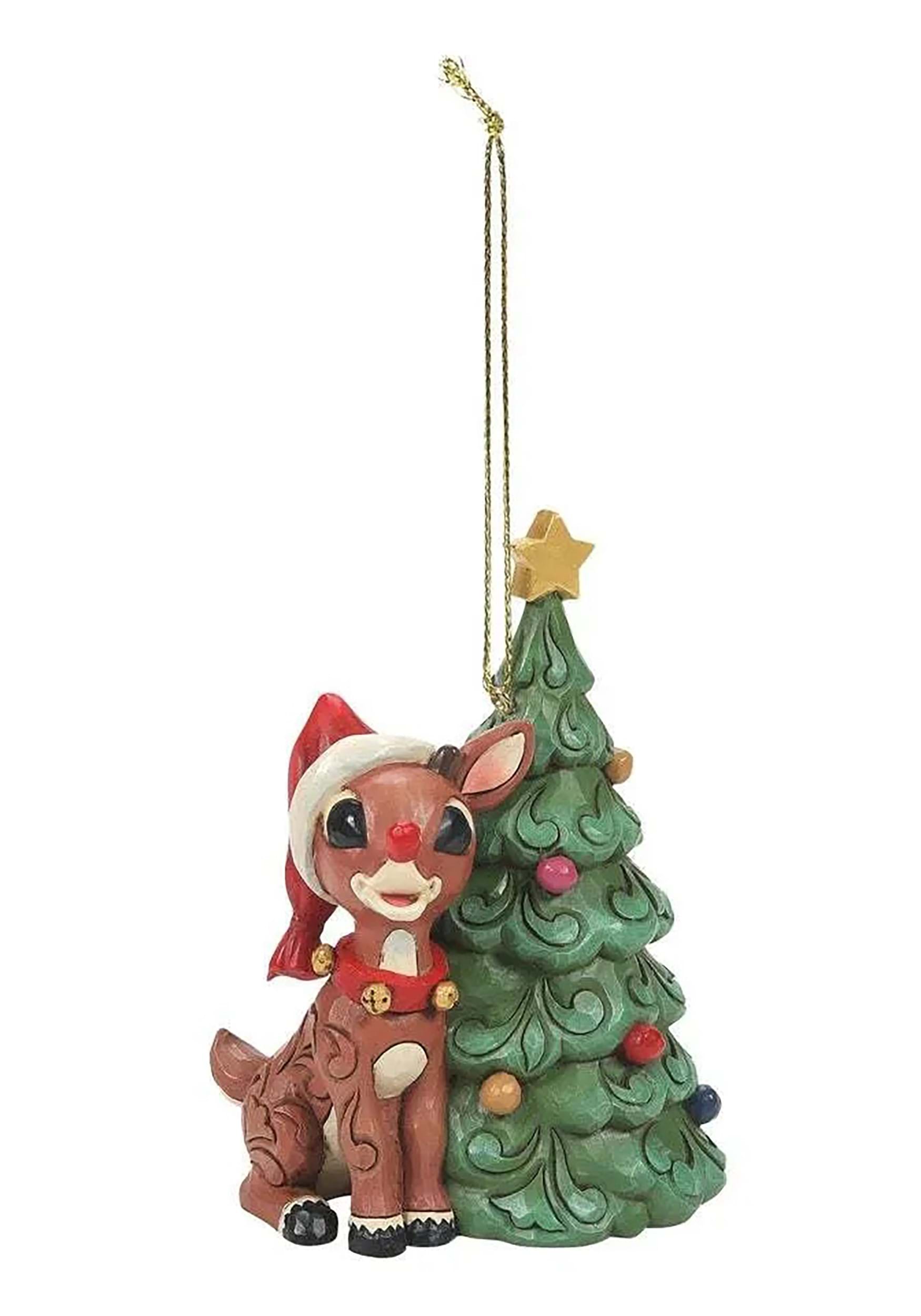 Jim Shore Rudolph w/ Christmas Tree Ornament