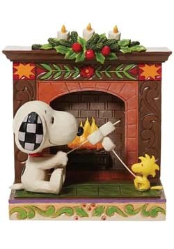Jim Shore Snoopy and Woodstock Fireplace Statue