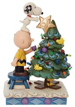 Jim Shore Charlie Brown & Snoopy Decate Statue