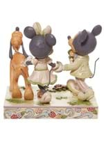 White Woodland Mickey & Minnie Statue Alt 1