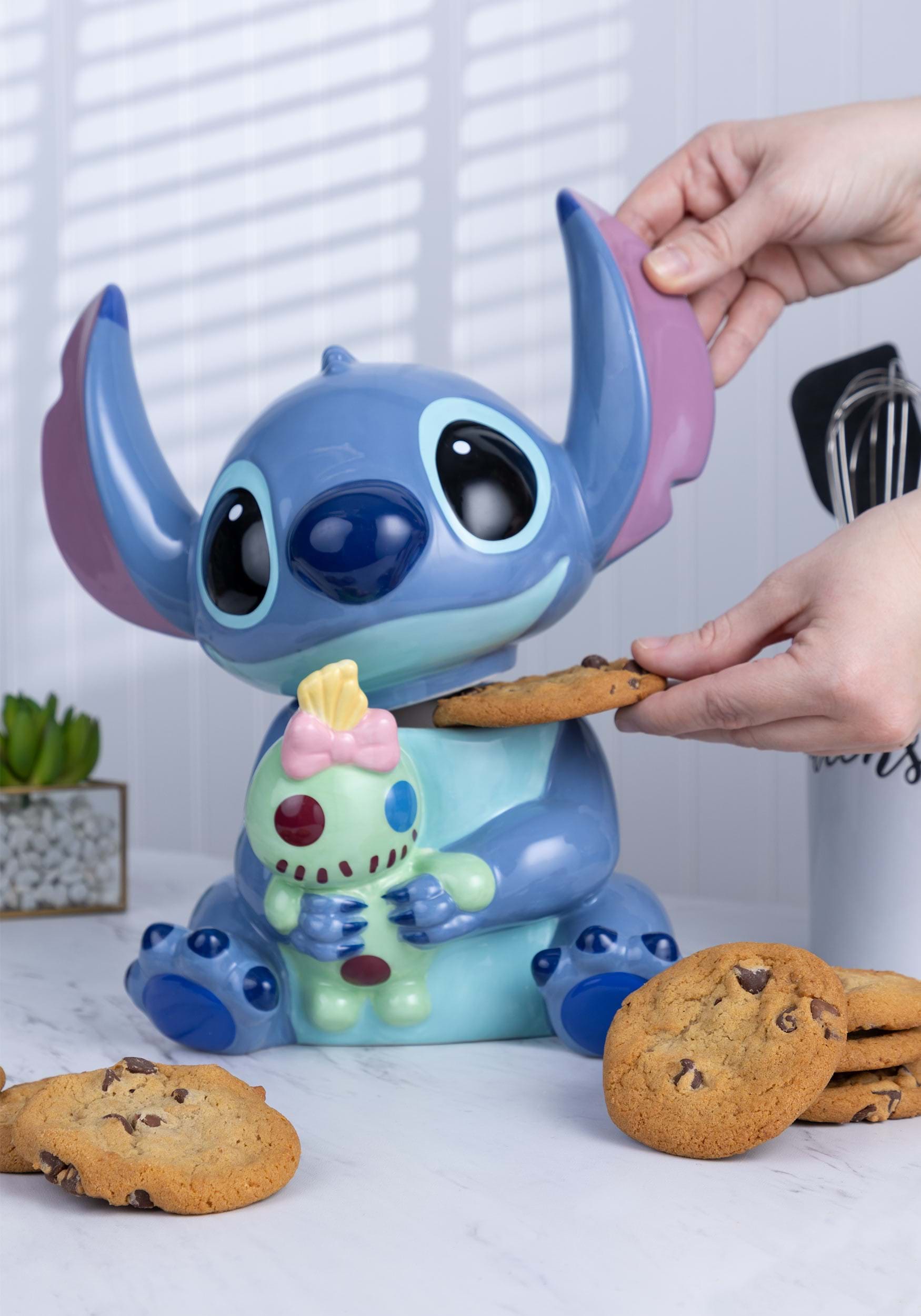 Disney Lilo & Stitch Movie Stitch Figure with Doll Ceramic Cookie