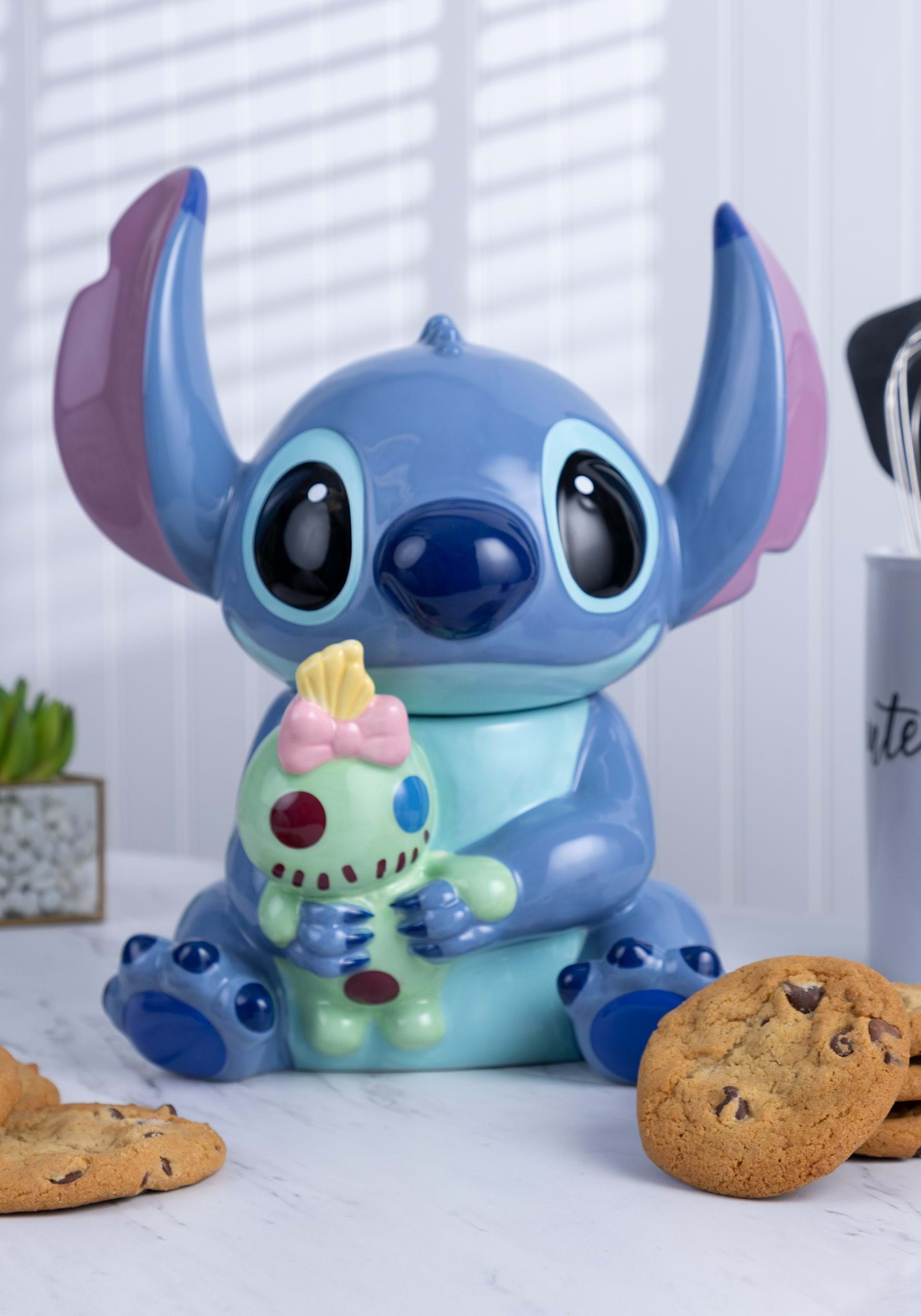 DISNEY Lilo & Stitch Cookie Jar Cookies OHANA 10” NEW IN BOX HEAD IN JAR 