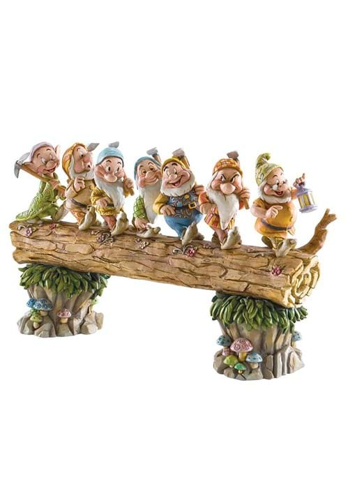 Jim Shore Seven Dwarfs Log Statue