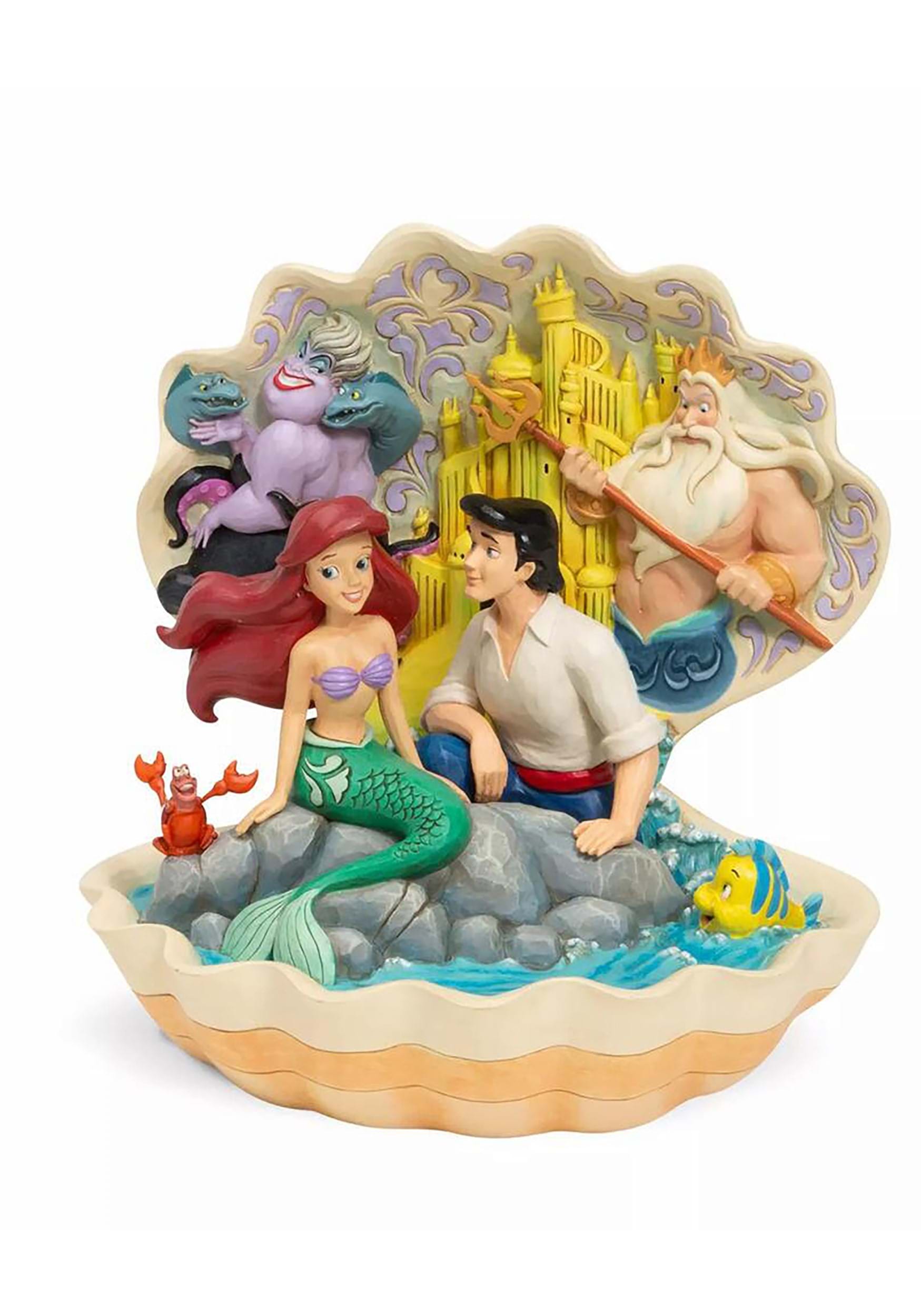 Jim Shore Disney Little Mermaid Diorama Seashell