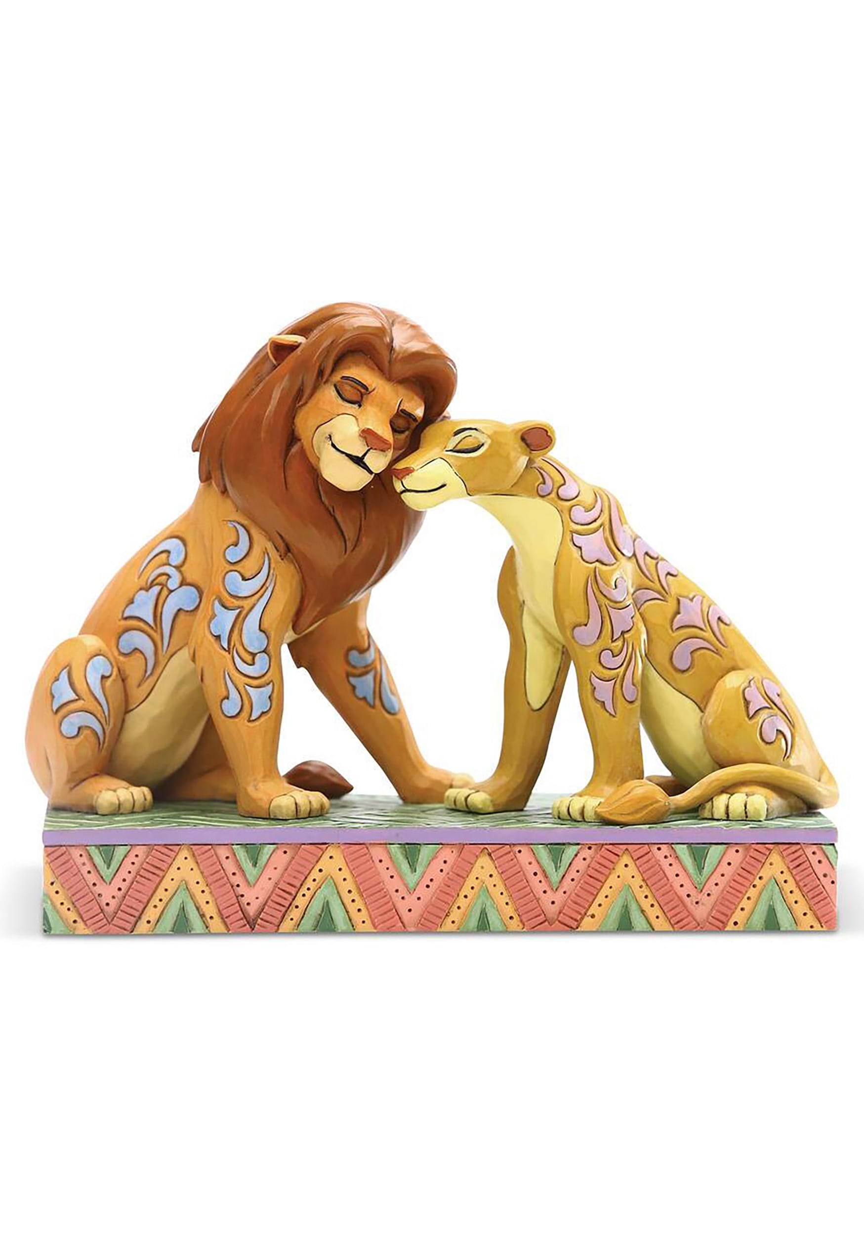 Lion King Simba and Nala Snuggling Figure