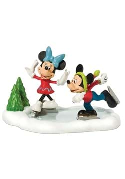 Mickey & Minnie Go Skating Statue