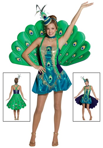 Showgirl Peacock Women's Costume