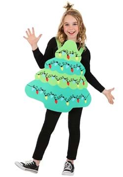 Kids Green Christmas Tree Costume