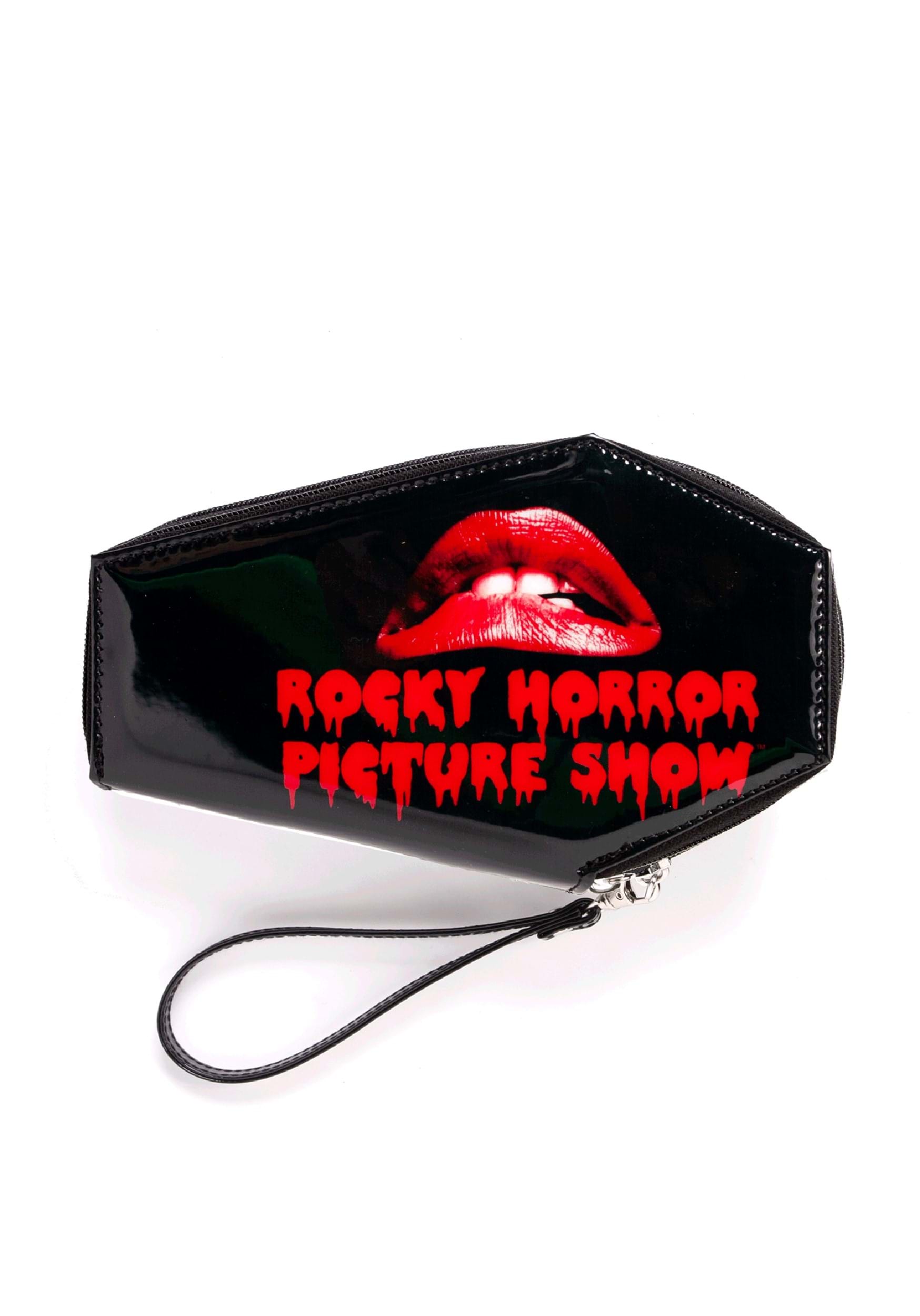 Faux Patent Rocky Horror Picture Show Coffin Wallet