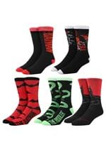 DC COMICS BATMAN 5 PAIR CREW SOCKS