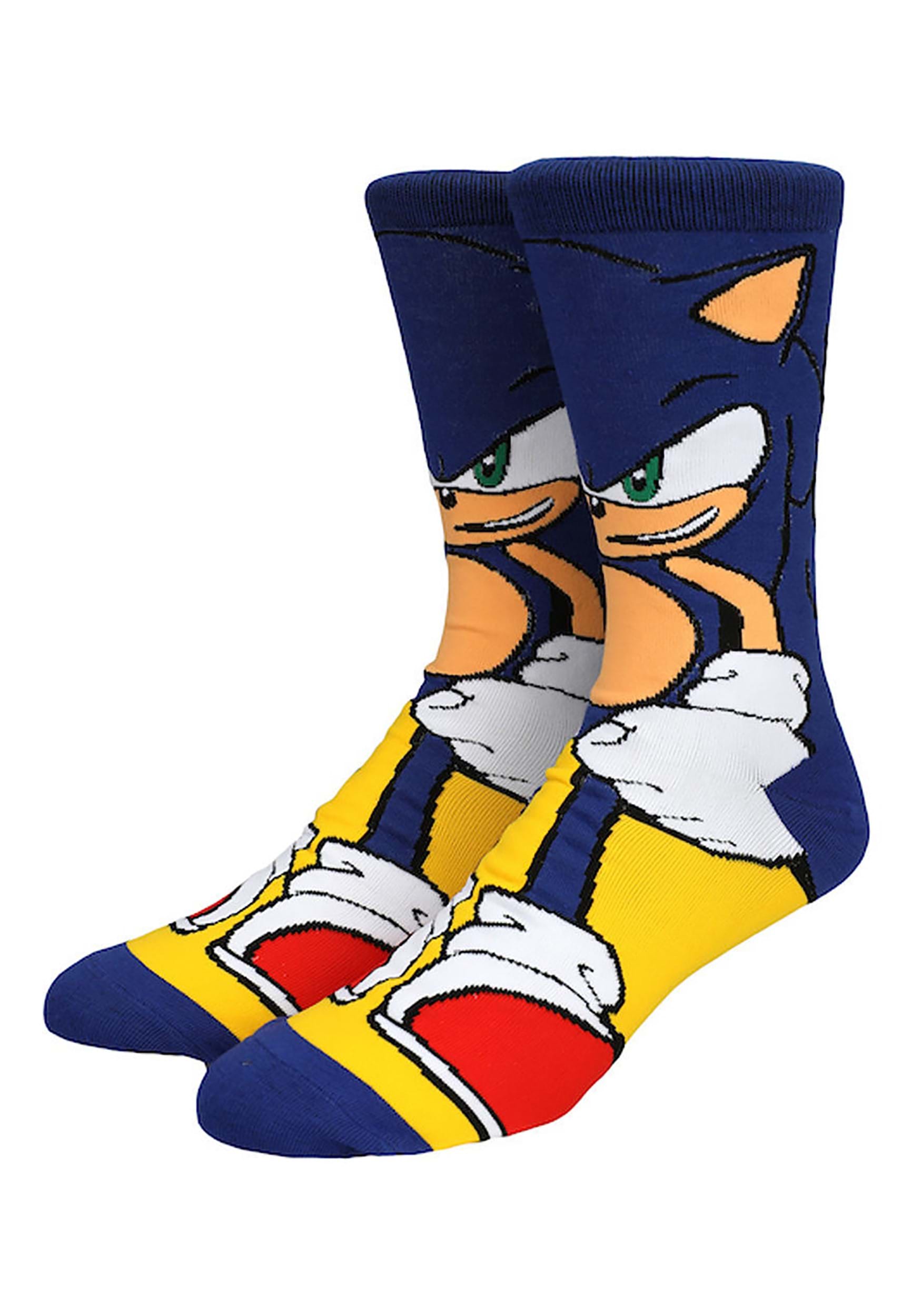 Adult Sonic the Hedgehog Modern 360 Character Socks