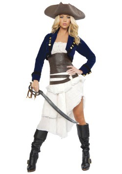 Women's Deluxe Colonial Pirate Costume