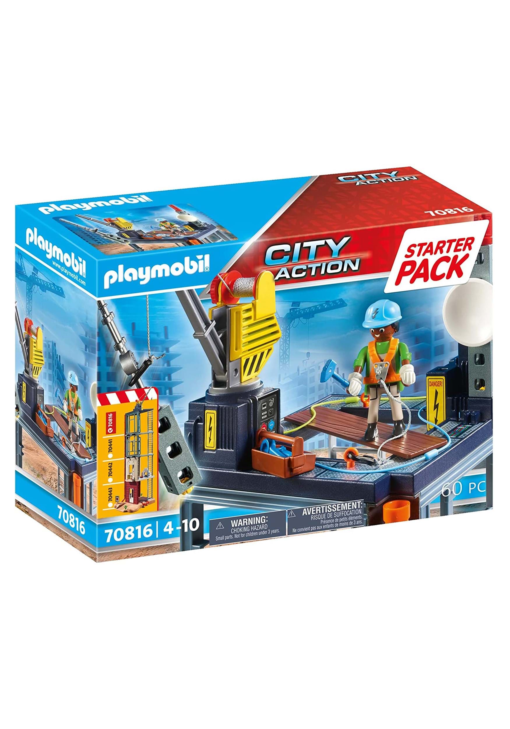 Playmobil Starter Pack Construction Site Building Set