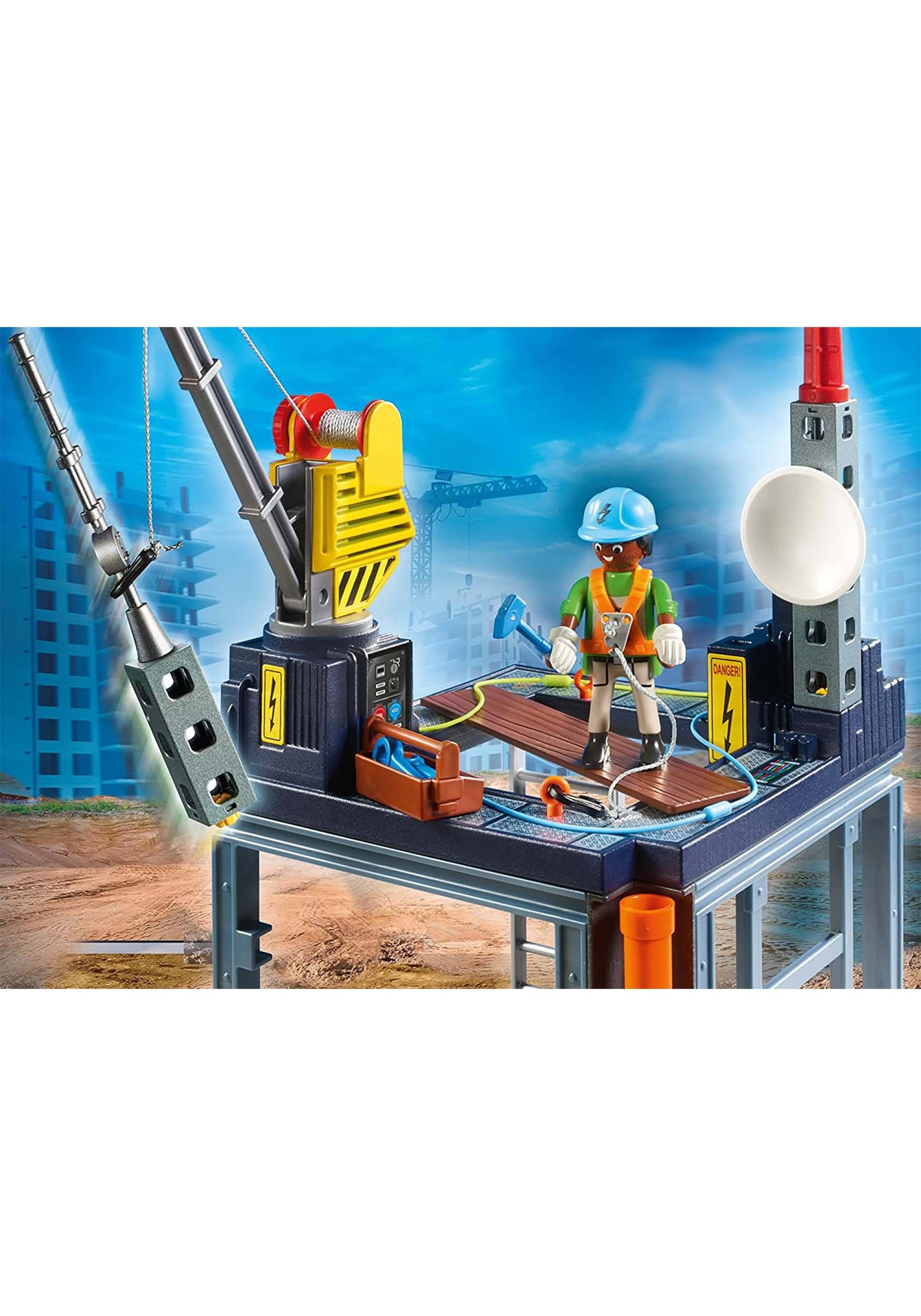 Playmobil Starter Pack Construction Site Building Set