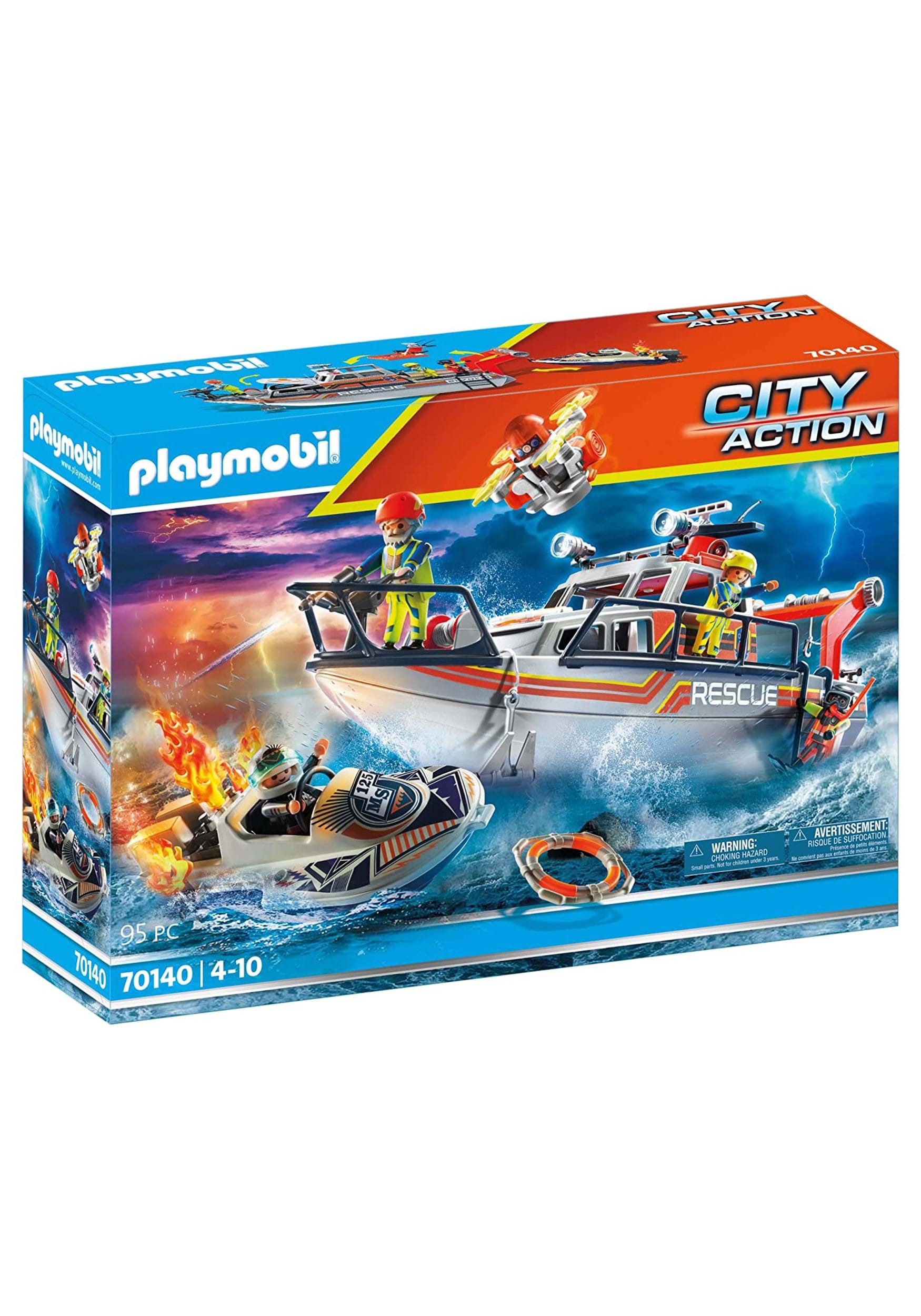 Fire Rescue w/ Personal Watercraft From Playmobil