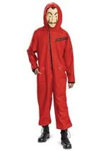 Money Heist Adult Jumpsuit w/ Mask Costume Alt 1