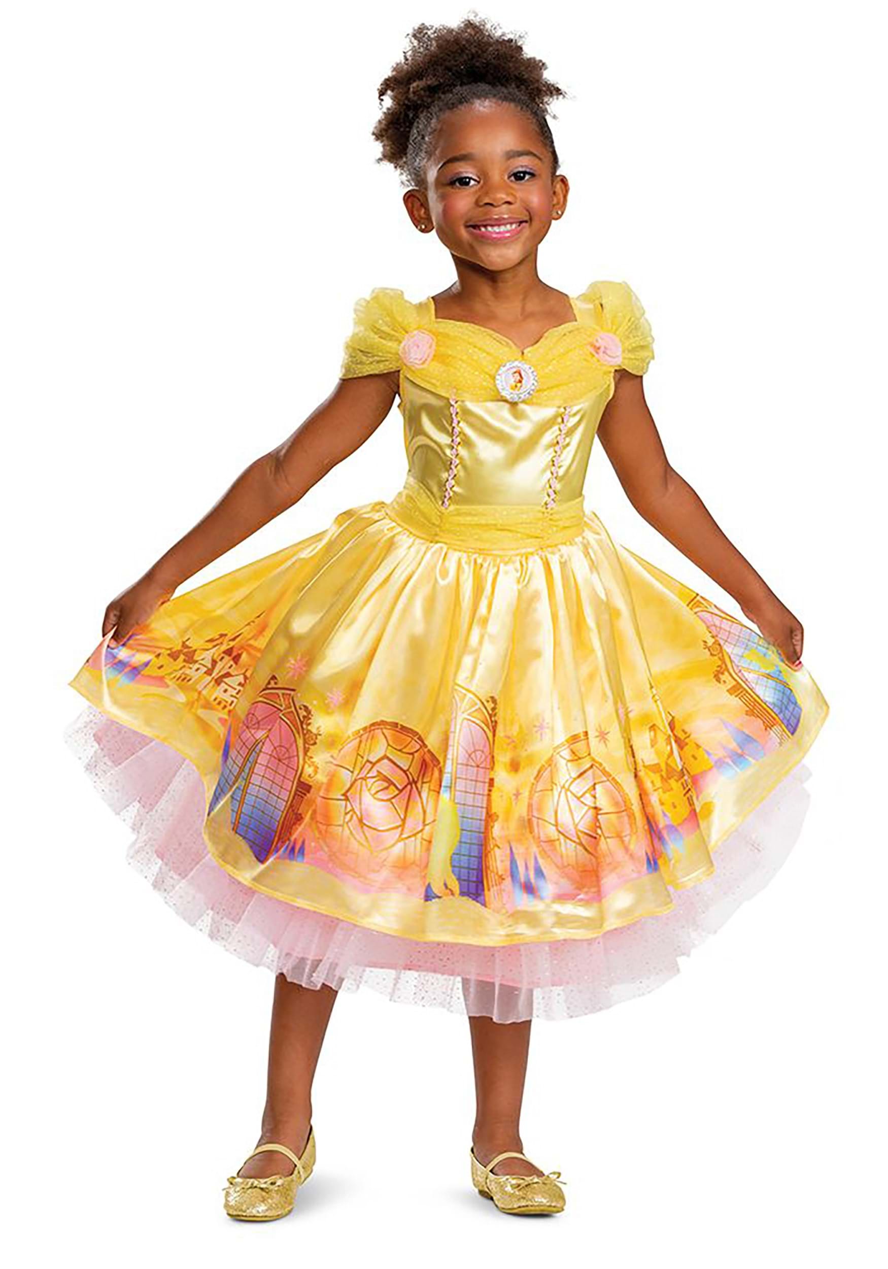 Photos - Fancy Dress A&D Disguise Beauty and the Beast Deluxe Toddler Belle Costume | Princess Cost 