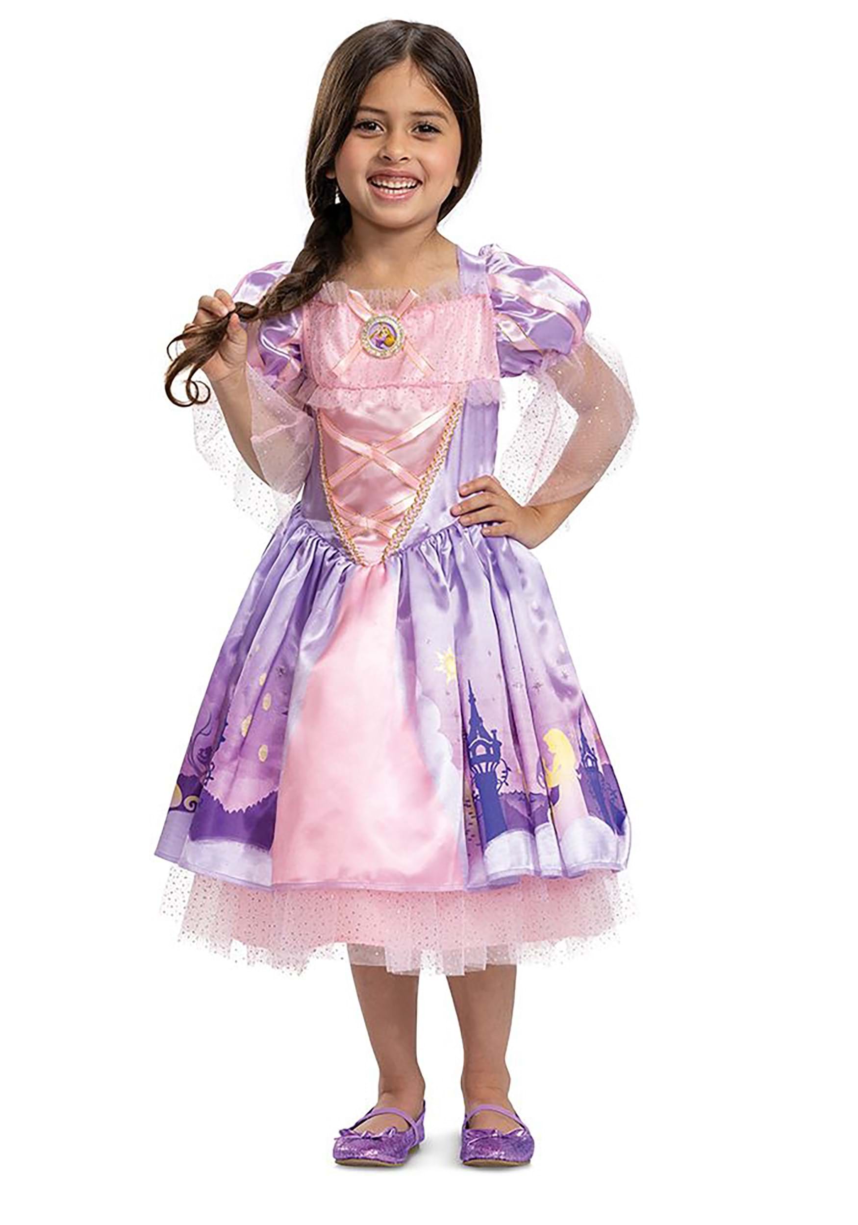 Photos - Fancy Dress Deluxe Disguise  Tangled Toddler Rapunzel Costume Purple/Pink/Yello 