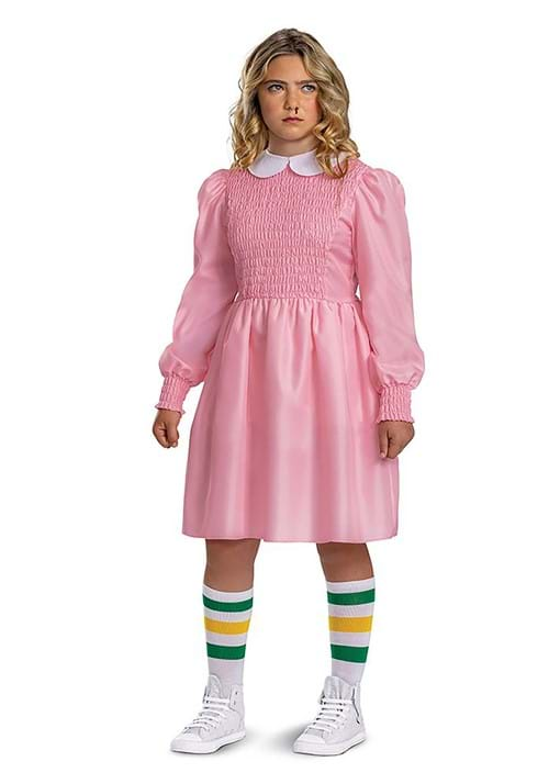 Stranger Things Tween Dress Eleven Costume