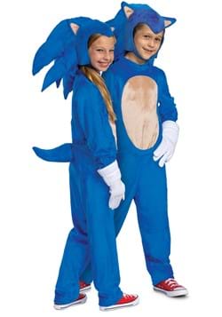 Kids Sonic 2 Deluxe Sonic Movie Costume