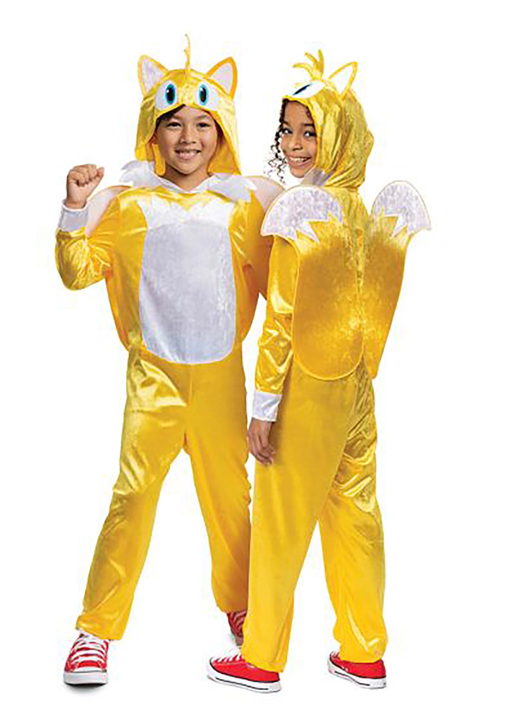 Photos - Fancy Dress Classic Disguise Sonic 2  Tails Movie Kid's Costume White/Yellow DI1247 