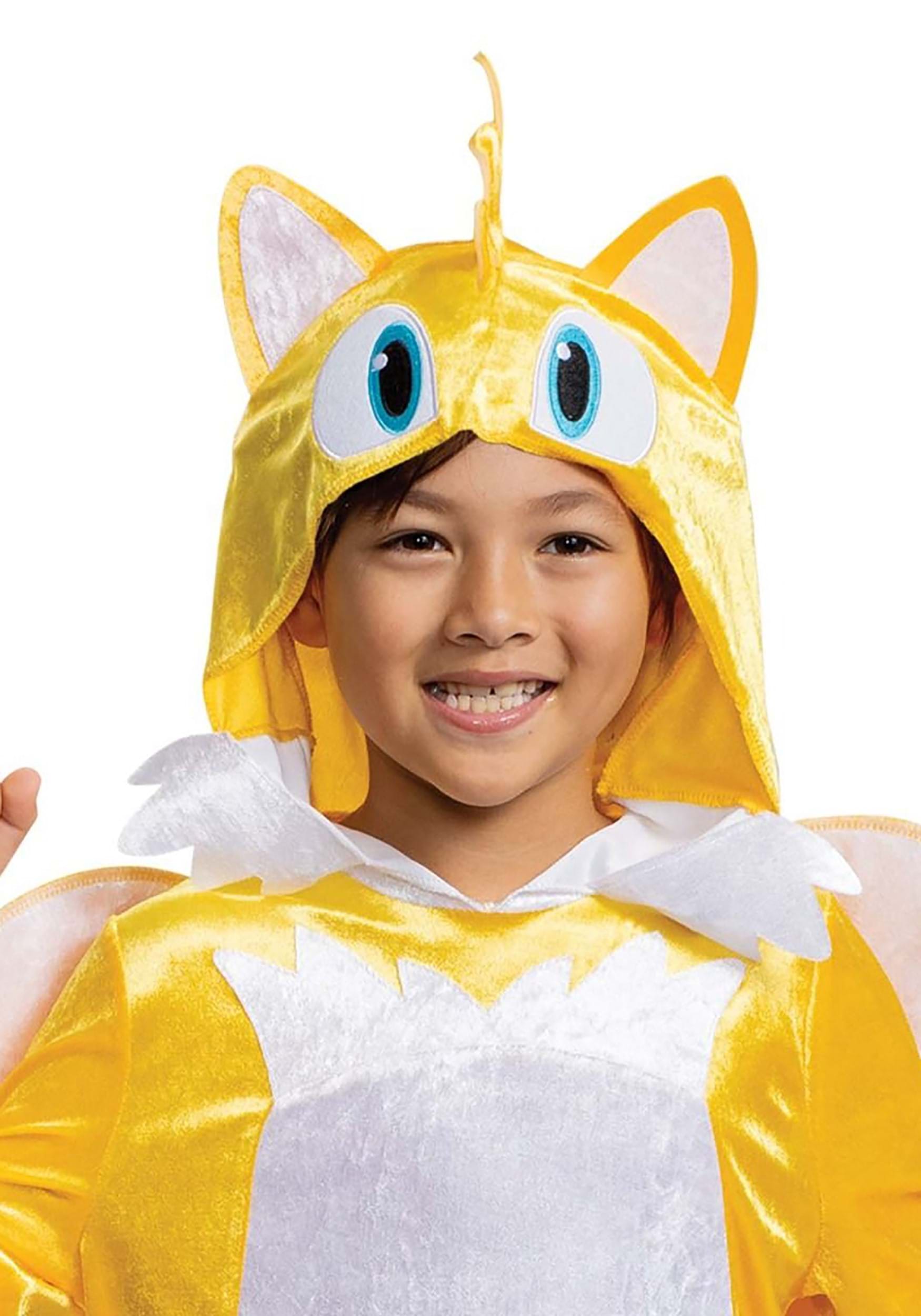 Sonic the Hedgehog Tails Deluxe Kid's Costume Yellow