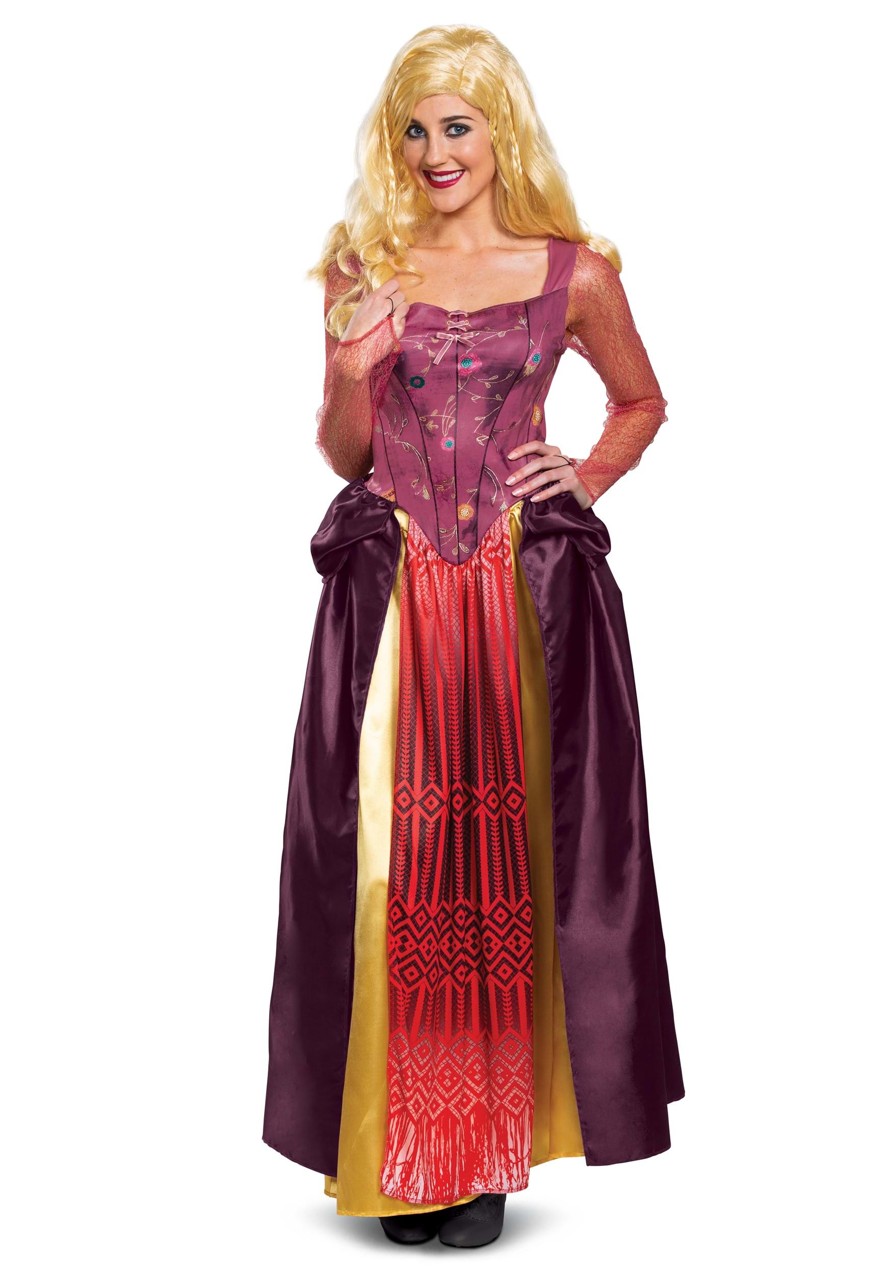 Hocus Pocus Deluxe Sarah Costume for Adults
