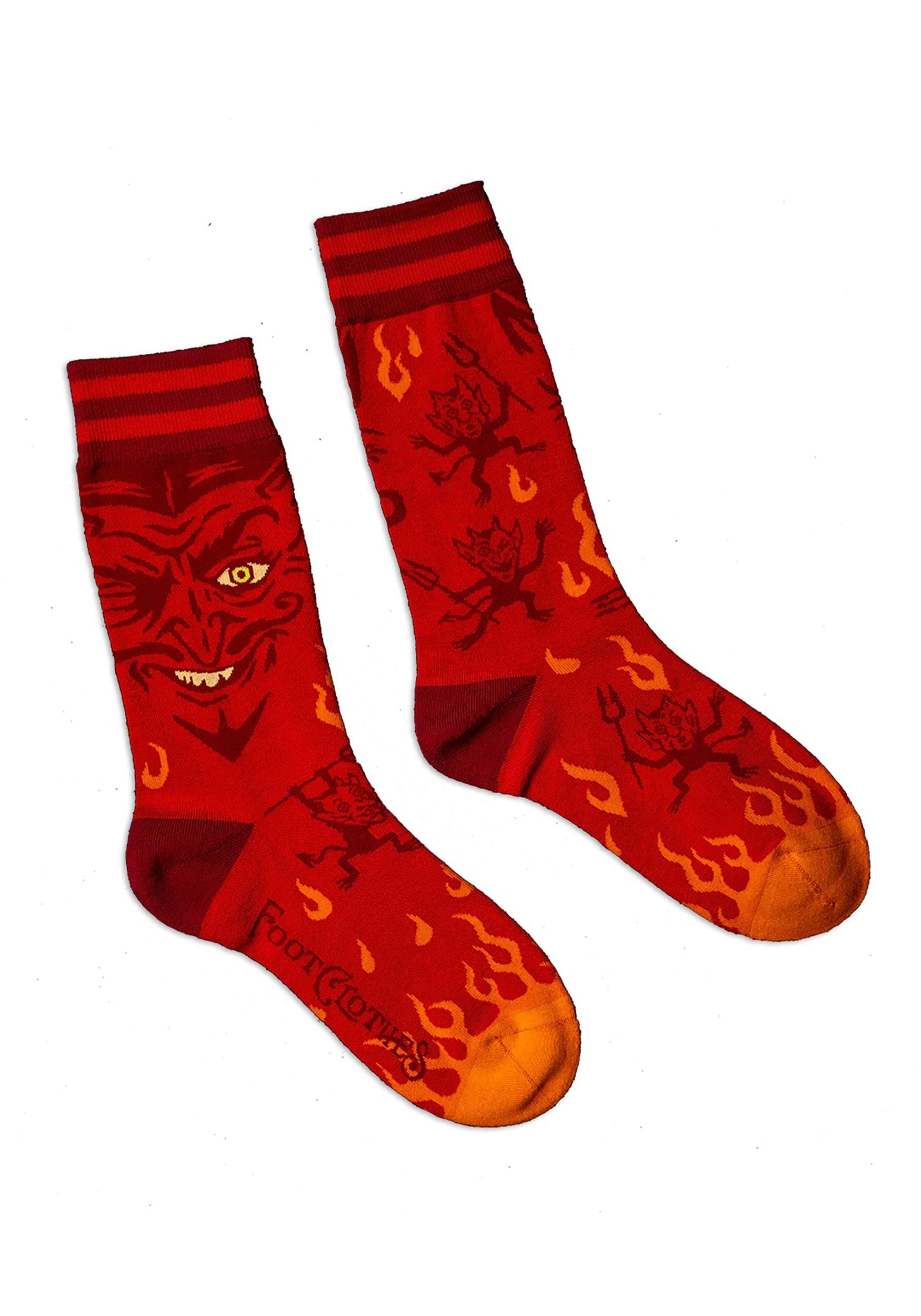 Vintage Devil Crew Socks