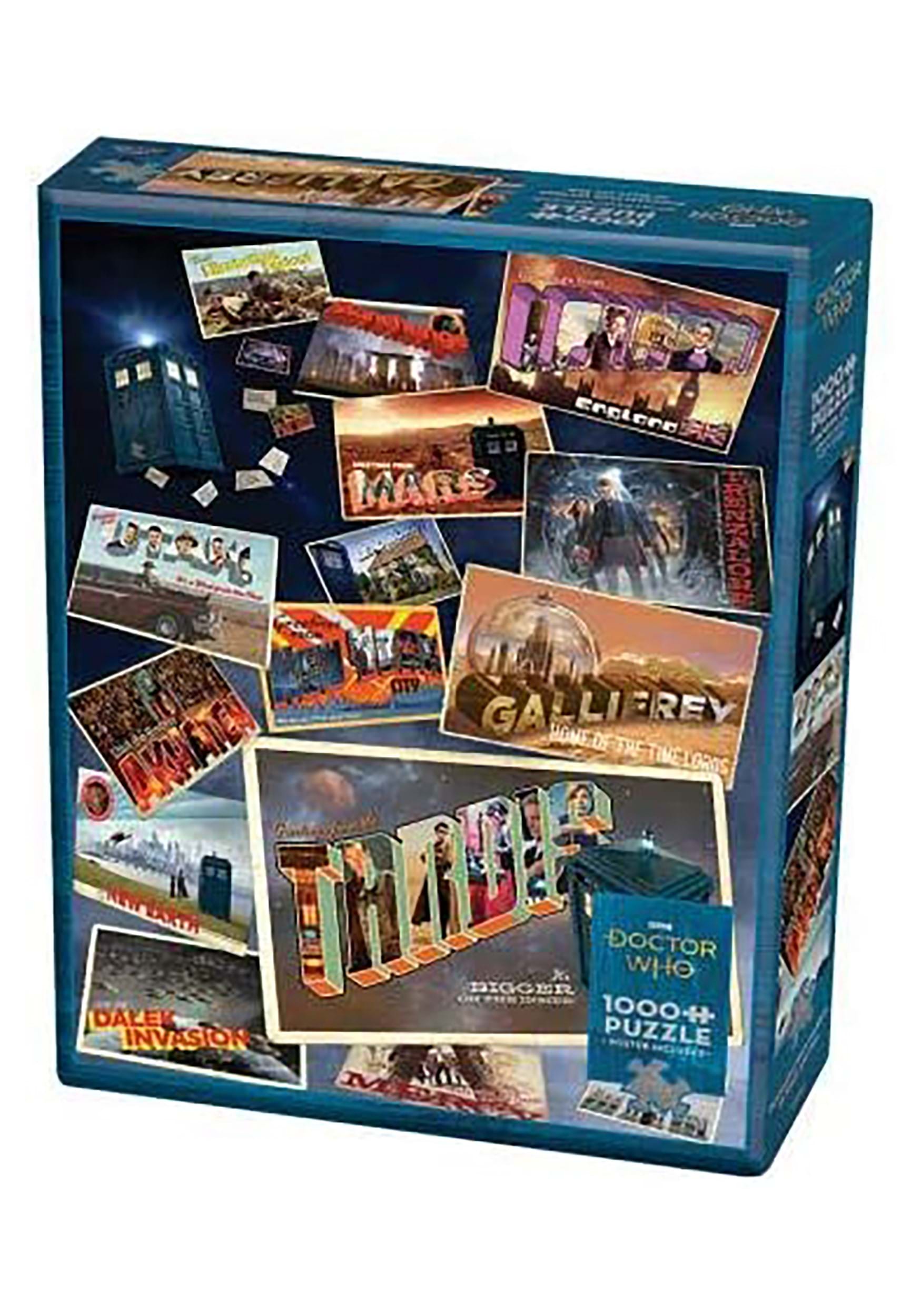 Doctor Who: Postcards from The Edge of Space and Time 1000 Piece Puzzle