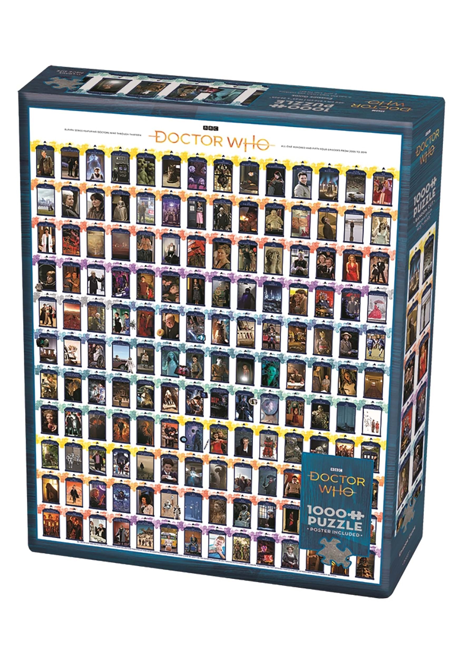 1000 Piece Doctor Who Episode Guide Puzzle