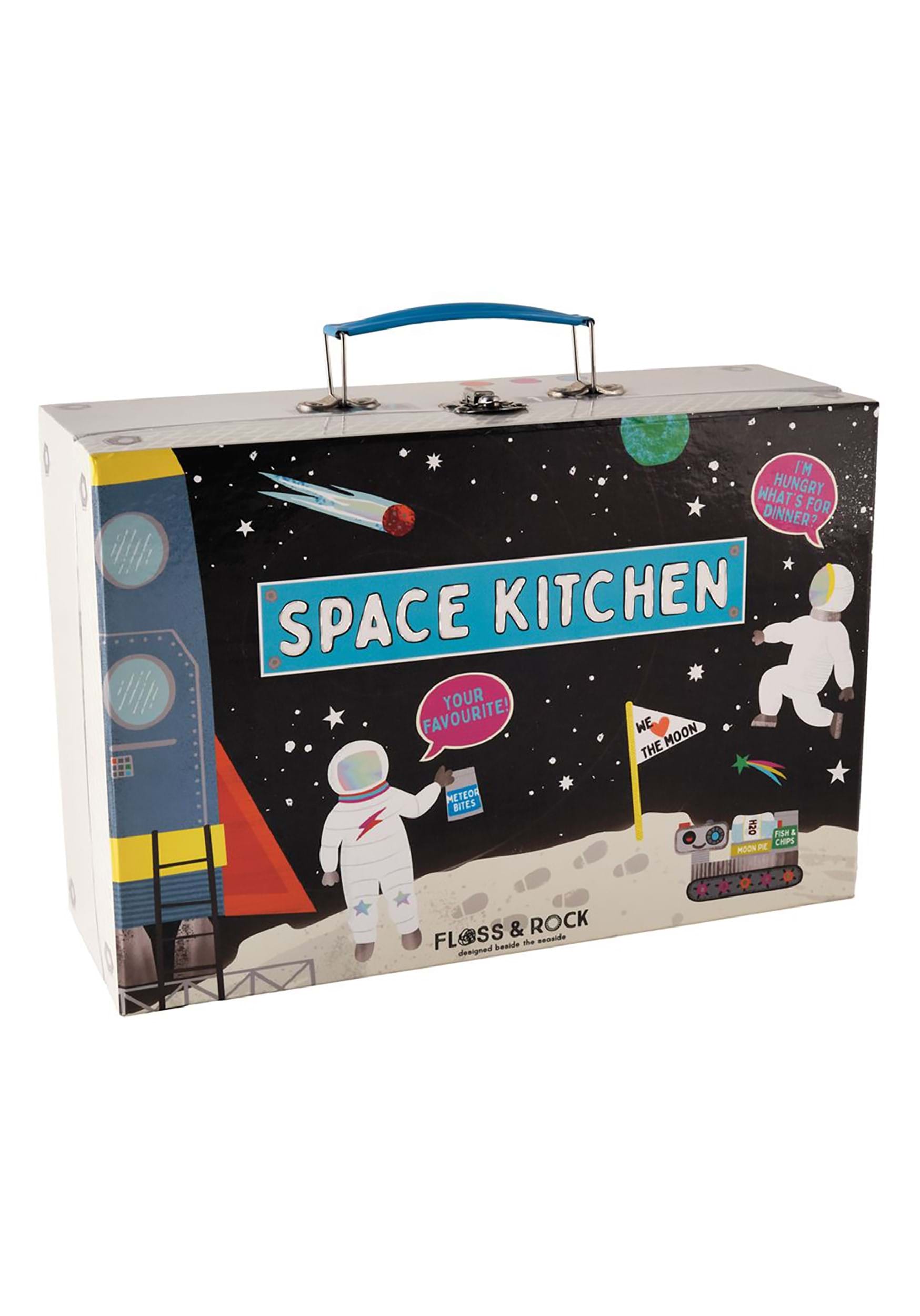 Rectangular Case Space Tin Kitchen Set
