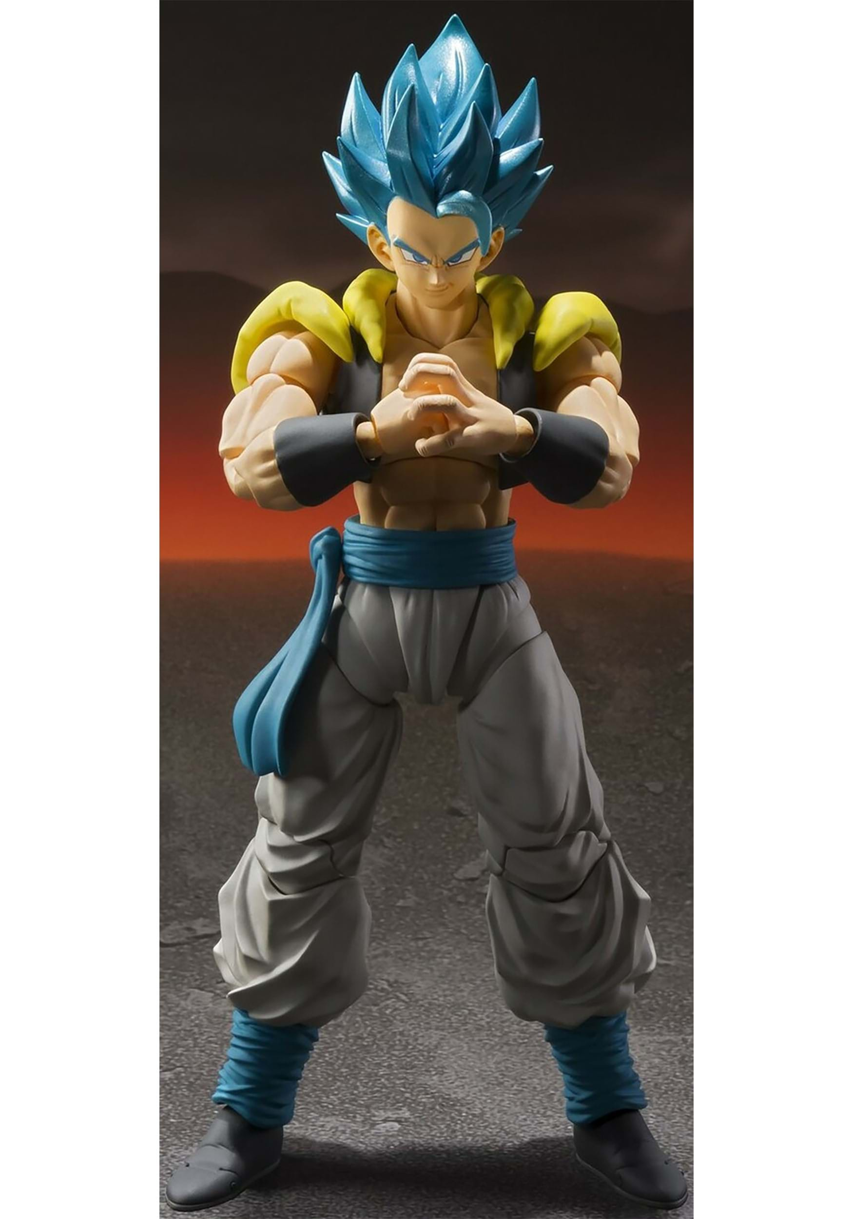 This pin shows gogeta blue and shows broly super sayain 1 but he