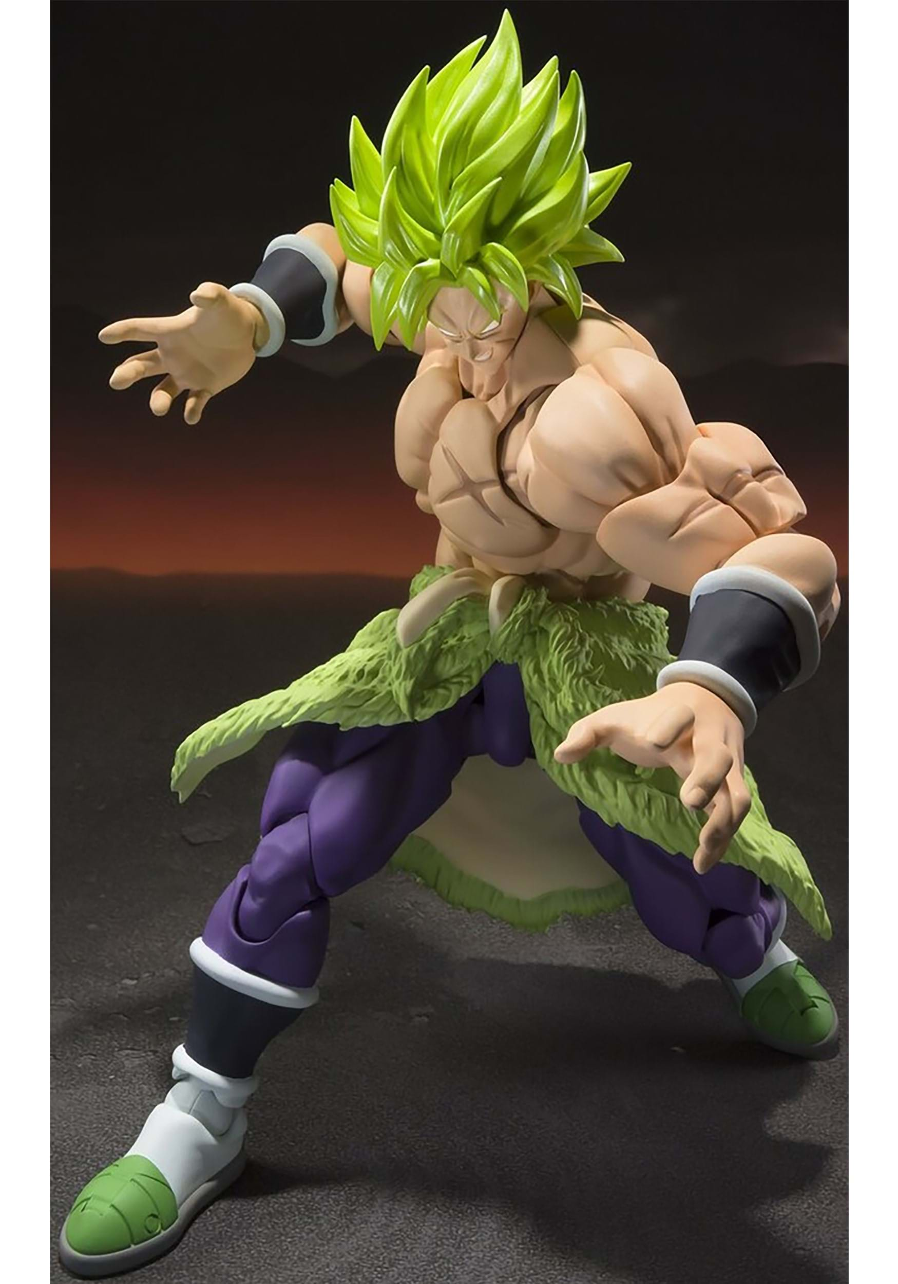 Dragon Ball Flash Series Super Saiyan Broly Anime Figure | 4'' Tall Super  Saiyan Broly Action Figure | Dragon Ball Super Anime Merch Contains