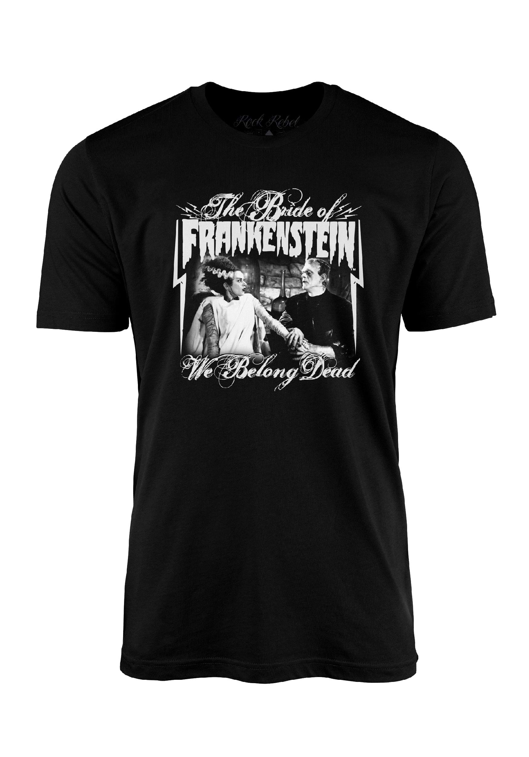 Frankenstein We Belong Dead Graphic T-shirt
