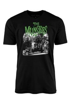 The Munsters Family Coach Adult Graphic T Shirt