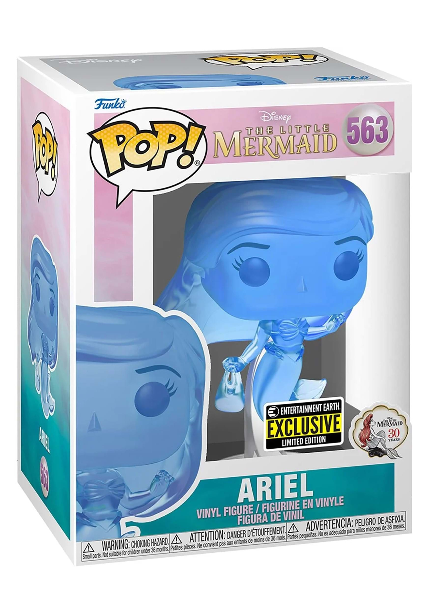 Pop! Disney: The Little Mermaid Ariel Blue Translucent