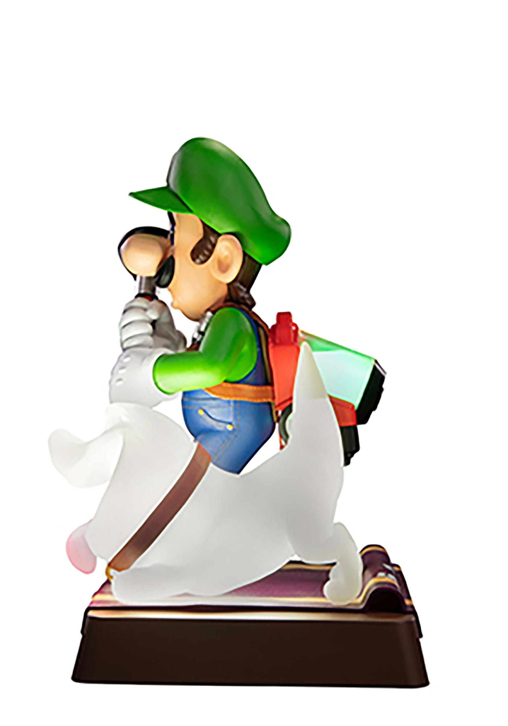 First 4 Figures Luigis Mansion 3 Luigi and Polterpup 9-Inch PVC Collector  Edition Statue, Green