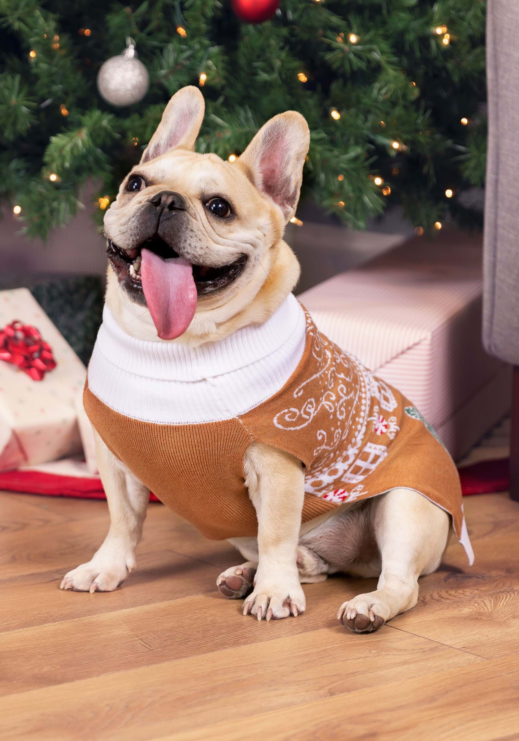 Gingerbread Man Christmas Costume For Dogs - Funny Hoodie Outfit