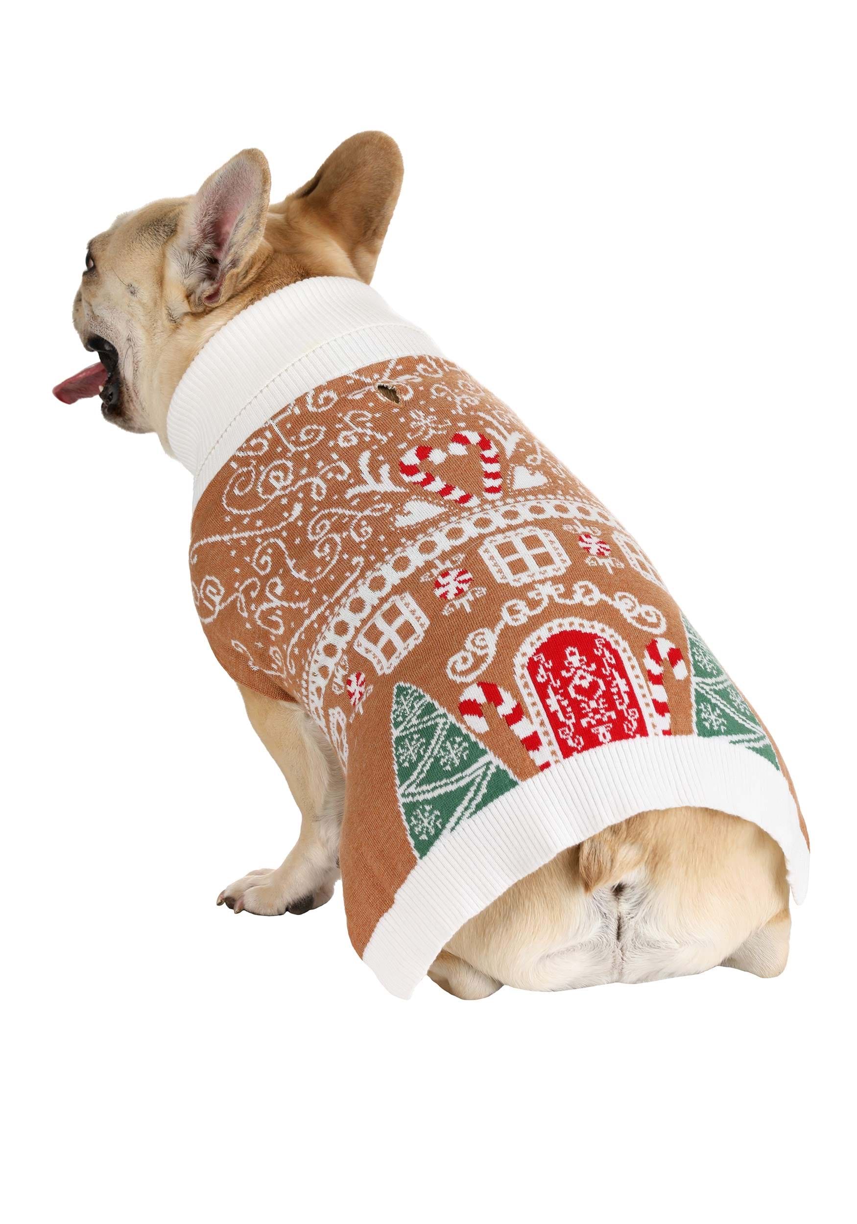 Gingerbread Dog Holiday Sweater