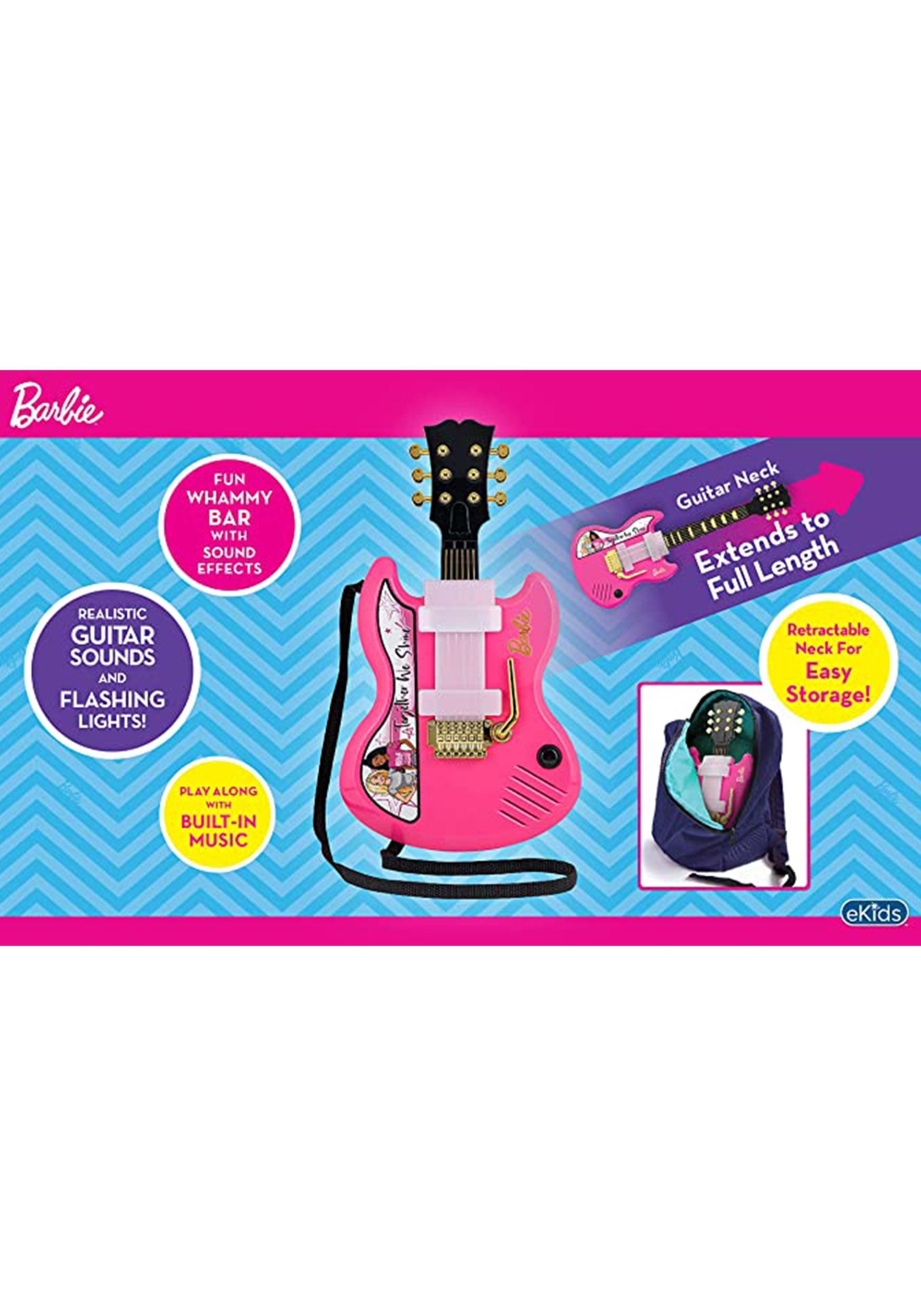 Barbie - guitare avec microphone, musiques, sons & images