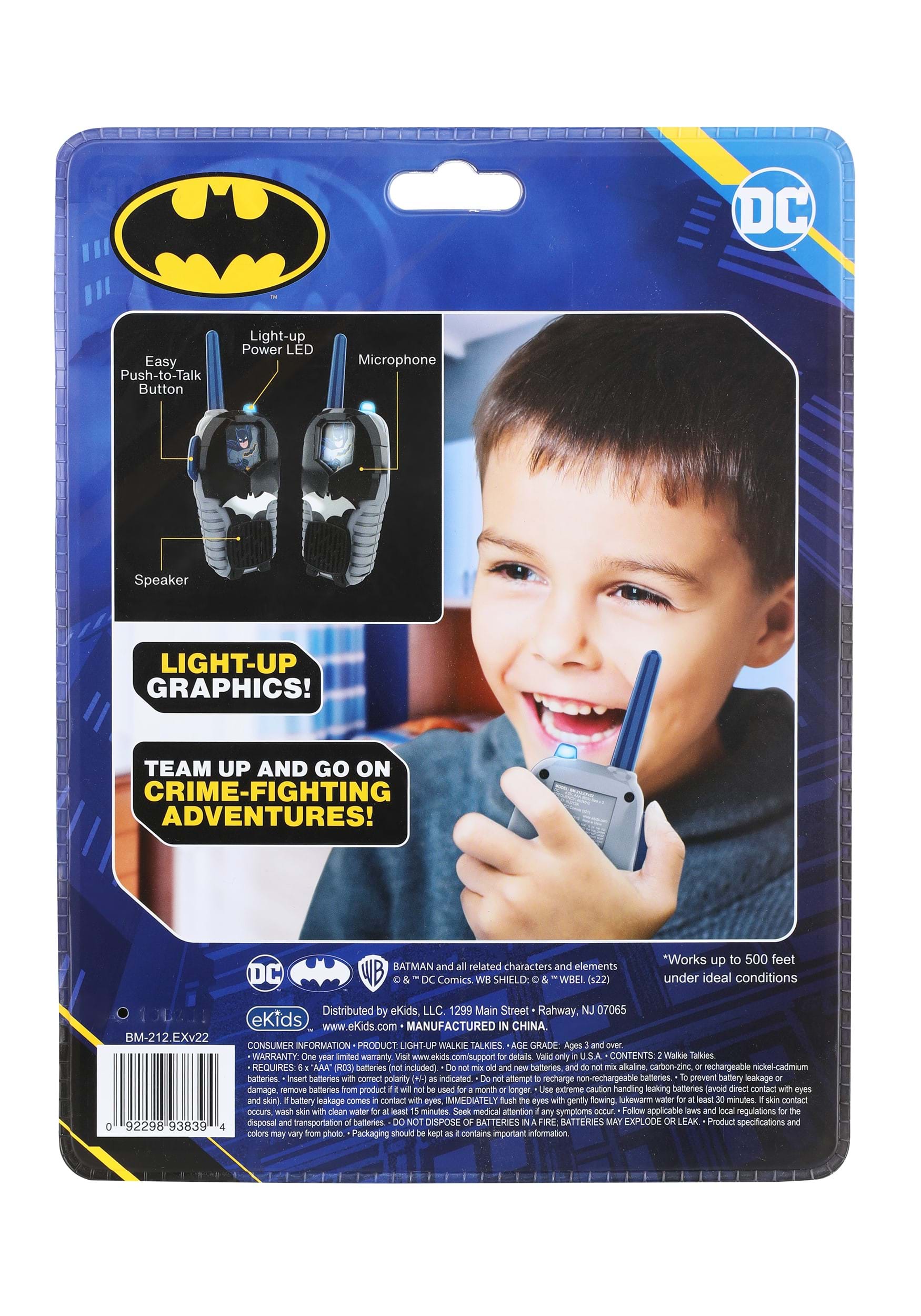 Batman Deluxe FRS Light Toys Batman Walkie Up | Talkies