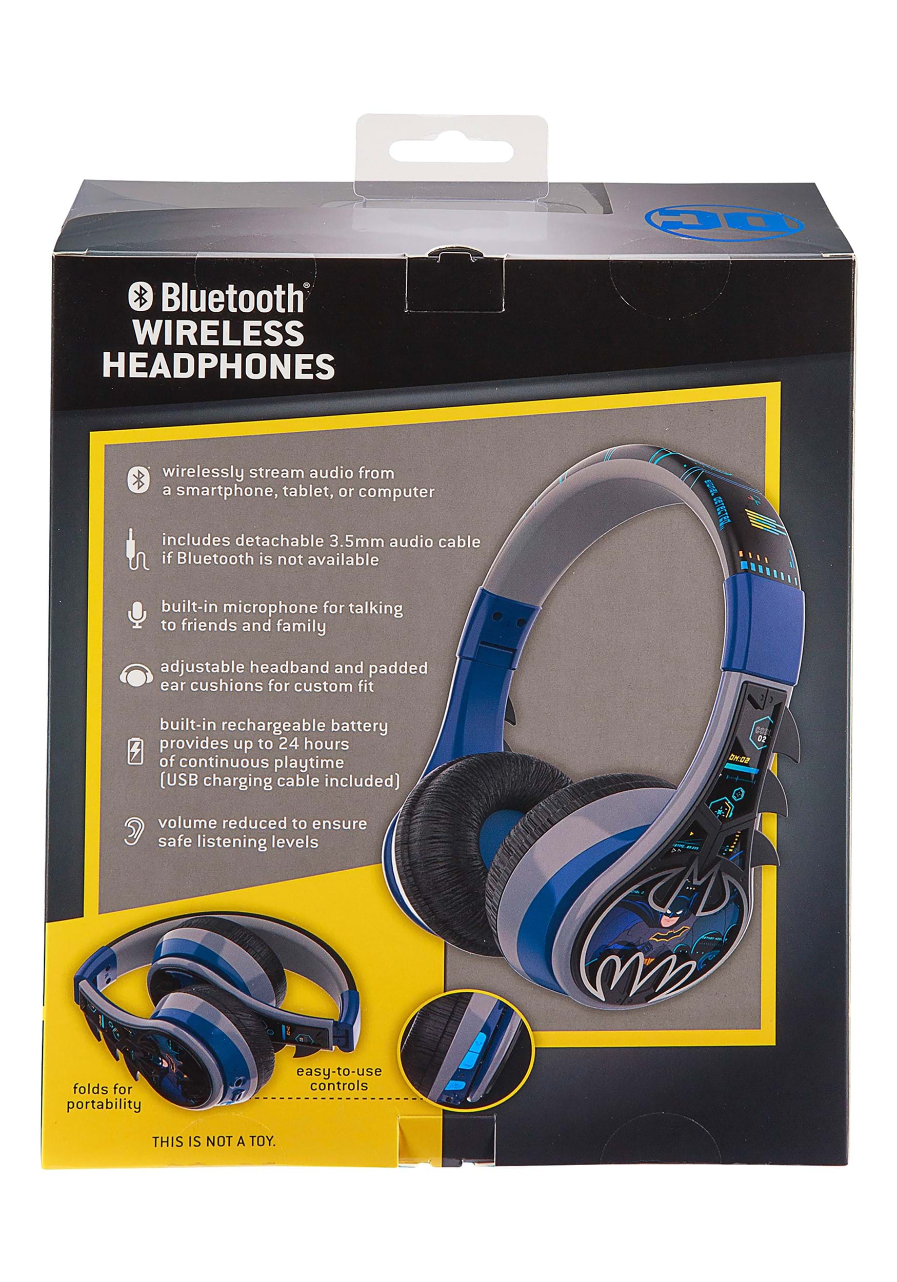 Batman Bluetooth Kids Headphones
