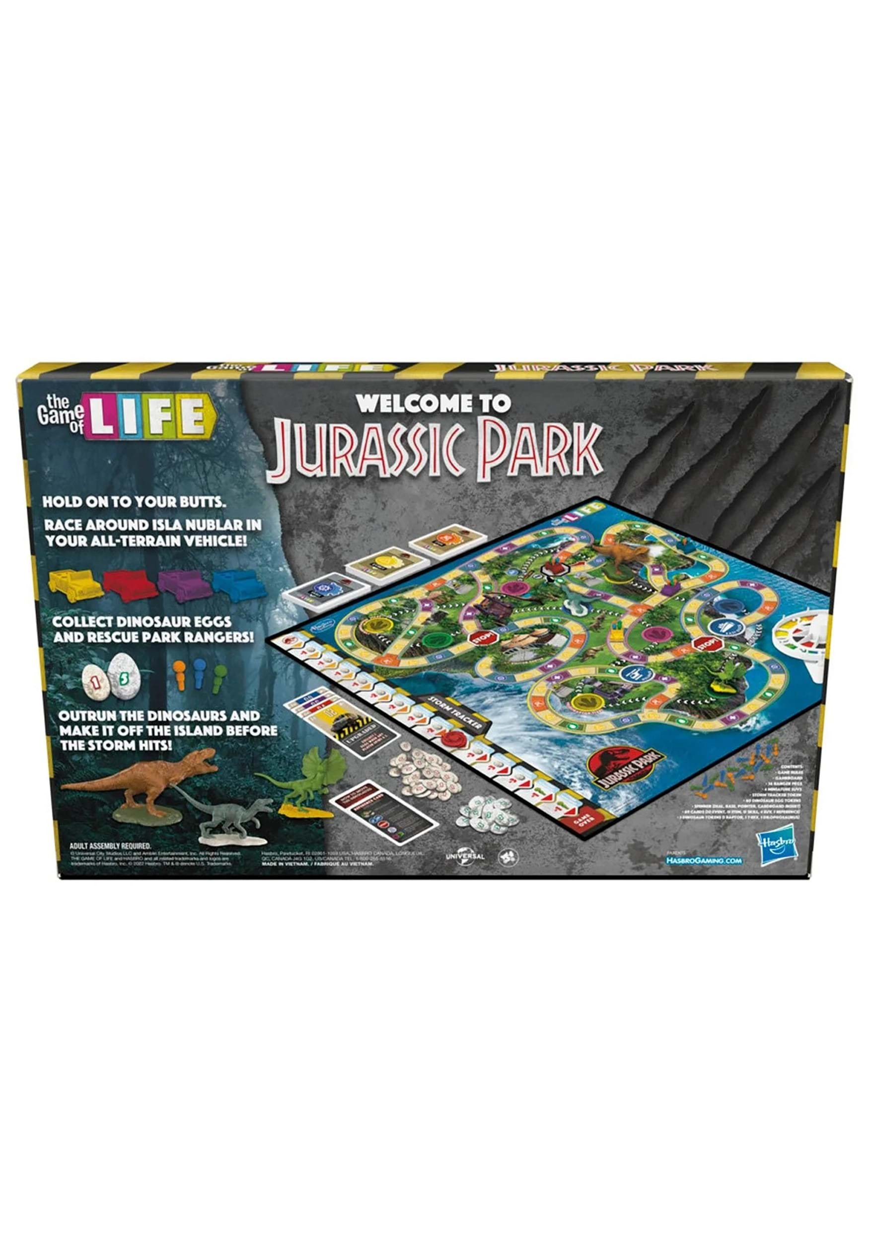 Jogo da Vida Parque dos Dinossauros Jurassic Park Game of Life « Blog de  Brinquedo