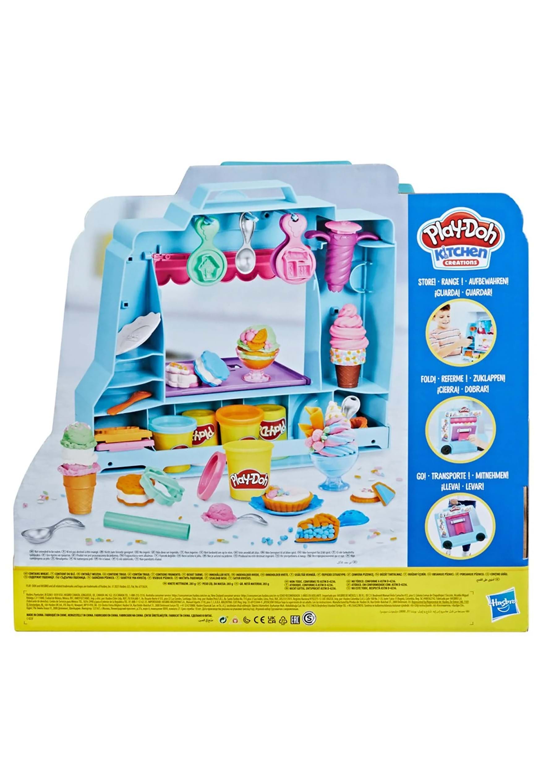 Play-Doh Kitchen Creations Ultimate Ice Cream Truck Playset with 25+ Pieces