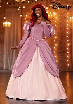 Womens Disney Little Mermaid Pink Dress Ariel Costume