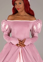 Plus Size Disney Pink Dress Ariel Costume Alt 1