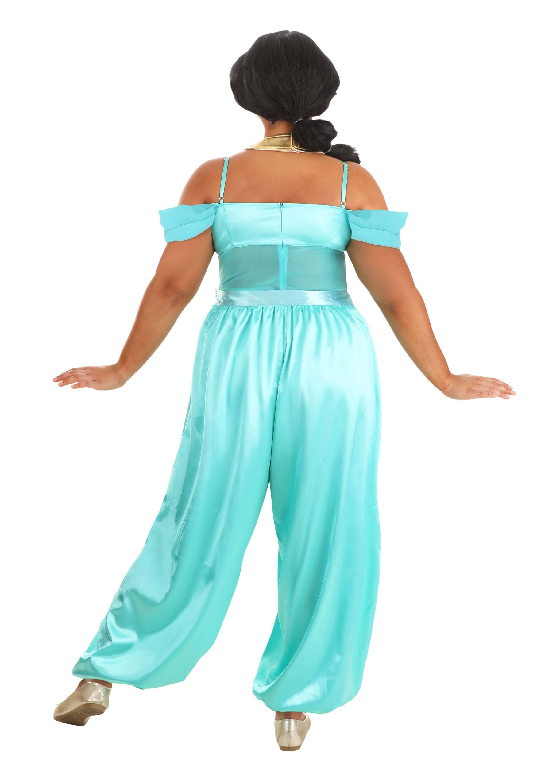 Amazon.com: Fun Costumes Disney Aladdin Jasmine Plus Size, Women's  Halloween Plus Size Movie Outfit 1X : Clothing, Shoes & Jewelry