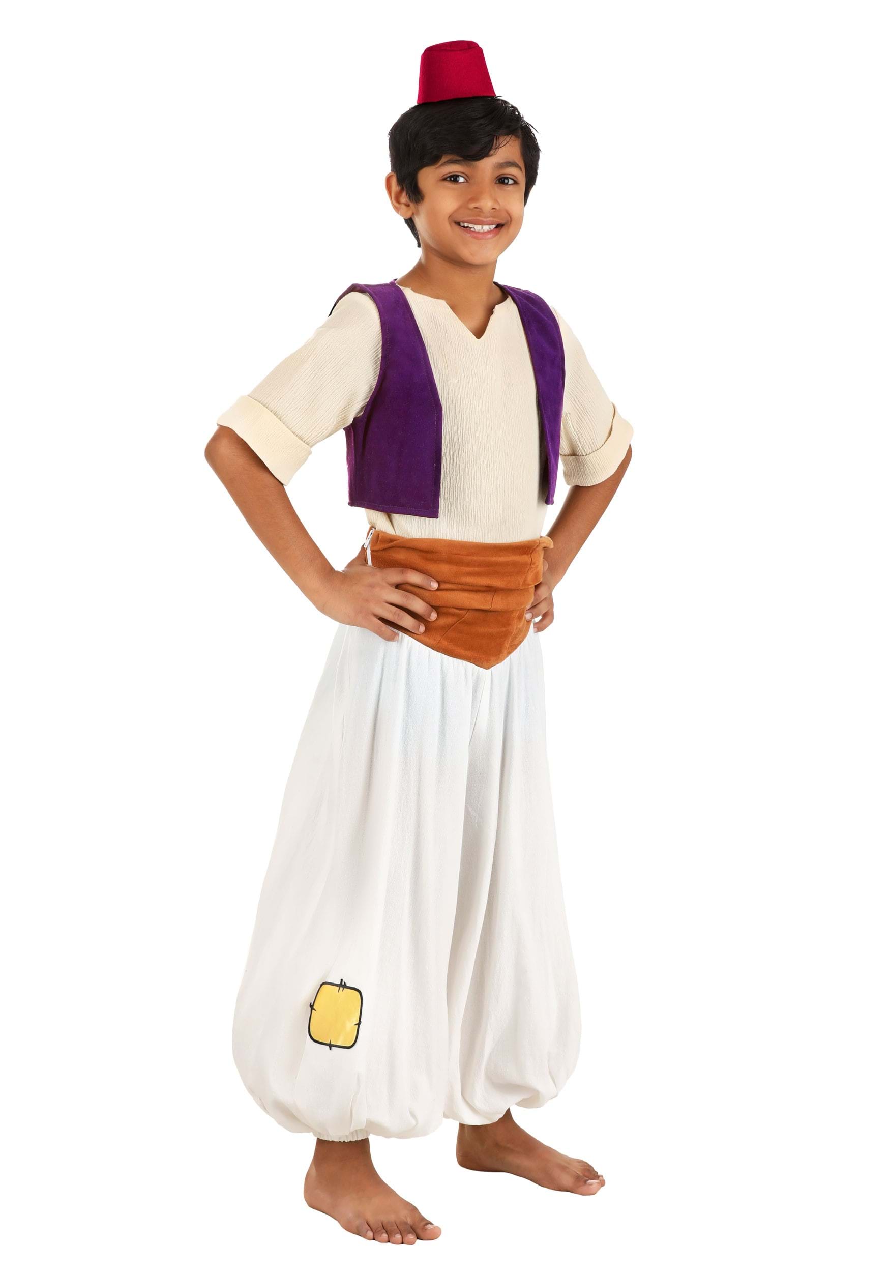 Photos - Fancy Dress Disney FUN Costumes  Aladdin Kid's Costume Brown/Purple/White FUN46 