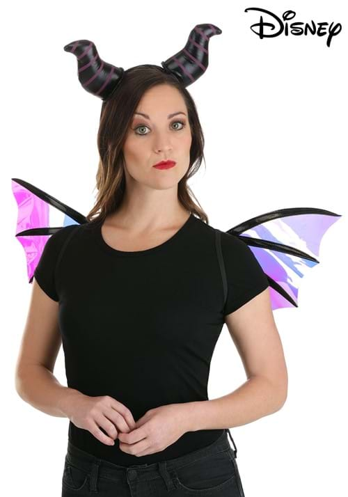 Maleficent Dragon Horns Headband & Wings Kit